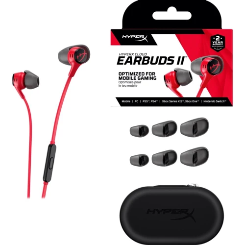 Навушники HyperX Cloud Earbuds II Red (705L8AA) фото 5