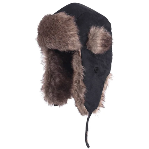 Шапка зимняя Fladen Fur Cap Black M (22-930B-M)