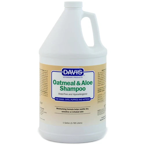 Шампунь-концентрат Davis Oatmeal & Aloe Shampoo гипоаллергенный для собак и котов 3.8 л (52292)