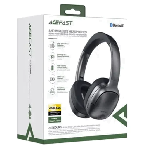 Навушники Acefast H2 Black: Тип конструкції полноразмерные