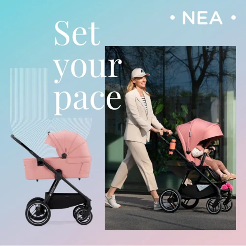 Универсальная коляска 2 в 1 Kinderkraft Nea Ash Pink (KSNEA000PNK2000): Пол ребенка Для девочек