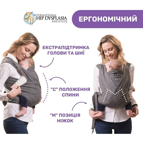 Слінг Chicco для новонароджених Boppy ComfyFit (79949.47)