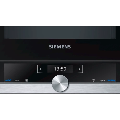 Встраиваемая микроволновая печь Siemens BF634LGS1: Внутренний объем 21 л