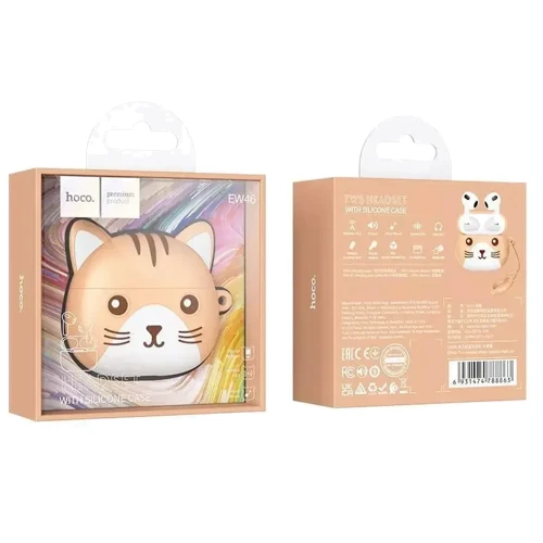 Наушники Hoco EW46 Khaki Cat: Диапазон частот (Гц) 20-20000