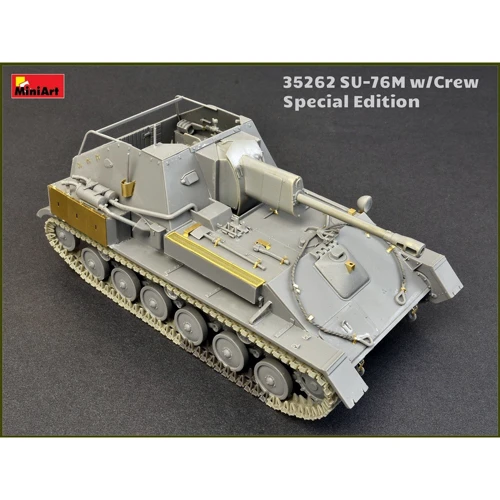 Сборная модель MiniArt Самоходно-артиллерийская установка СУ-76М с экипажем 1:35 (MA35262)