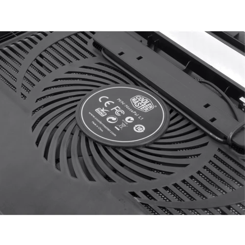 Подставка для ноутбука 17" Cooler Master Notepal L1 Black (R9-NBC-NPL1-GP): Тип охлаждения активное