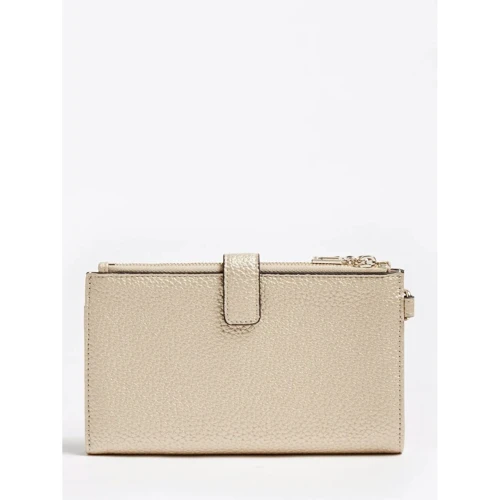 Жіночий гаманець Guess Uptown Chic Slg Dbl Zip Org золотистий (SWMG7301570-GOL): Стать жіночий