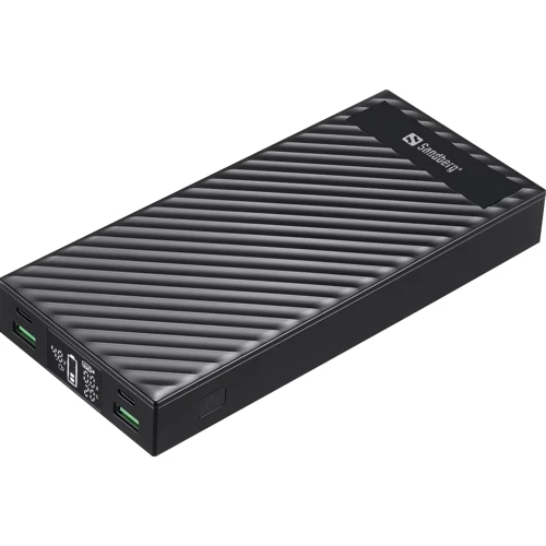 Внешний аккумулятор Sandberg Power Bank 30000mAh UPS Mode PD 100W Black (420-87)