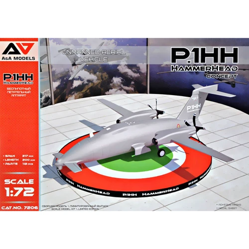 Модель A & A Models Беспилотный летательный аппарат "P1.HH Hammerhead" (AAM7206)