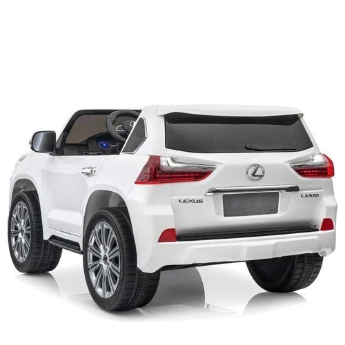 Электромобиль Kidsauto Двухместный Lexus LX-570 (4WD, МР4 планшет) white (DK-LX570white): Вид джип