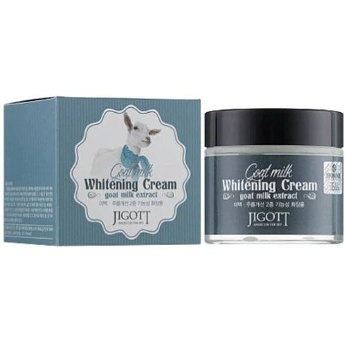 Jigott Goat Milk Whitening Cream Крем для лица с экстрактом козьего молока 70 ml