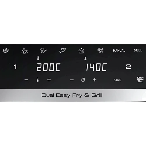Фритюрница Tefal Dual Easy Fry & Grill EY905D10: Мощность, Вт 2700