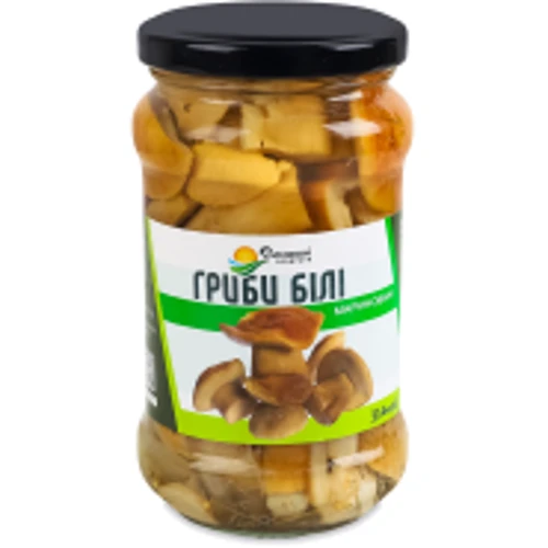 Гриби білі мариновані Домашні продукти 280 г (4820186124767)