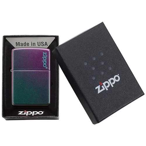 Зажигалка Zippo Reg Iridescent Matte Logo (49146 ZL) фото 2