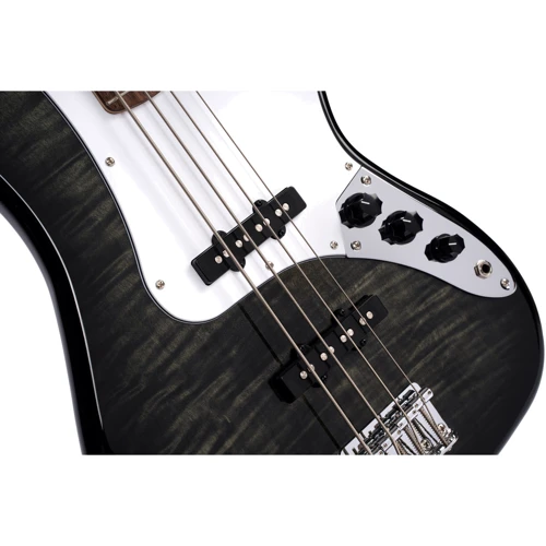 Бас-гітара CORT GB24JJ Trans Black: Тип кріплення грифа Болтової