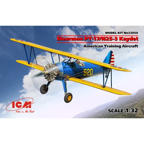 Американський навчально-тренувальний літак ICM Stearman PT-17/N2S-3 Kaydet