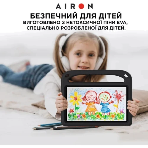 Аксесуар для планшетних ПК Airon Premium EVA Black для Xiaomi Redmi Pad SE 8.7 фото 6
