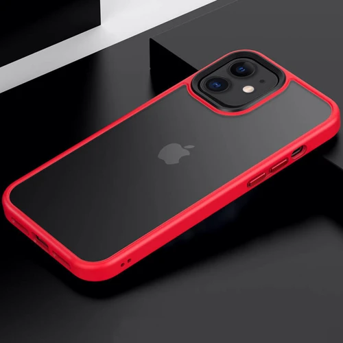 Чохол для iPhone Mobile Case TPU+PC Metal Buttons Red для iPhone 11: Колір красный