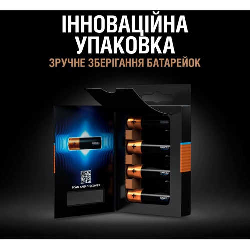Duracell Optimum AA 1.5В LR6 4 шт (5000394158696) фото 5