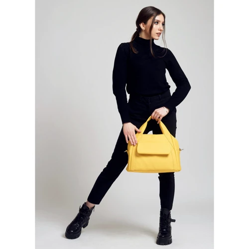 Женская спортивная сумка Sambag Vogue BKS желтая (90153028): Пол Женский