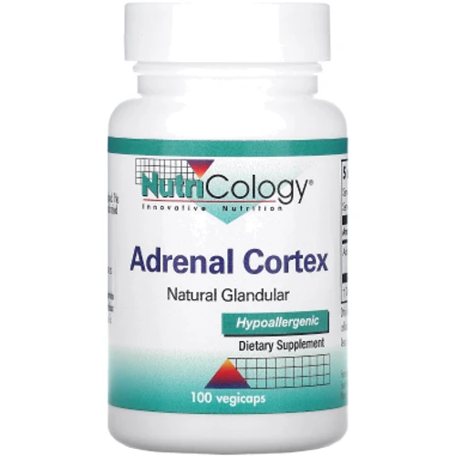 Nutricology Adrenal Cortex Natural Glandular Кора надпочечиков 100 капсул
