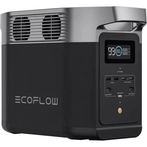 Зарядная станция EcoFlow DELTA 2 1024Wh 1800W 220V CN (ZMR330-CN) CN-переходник для EU в комплекте: Емкость батареи, мАч 284000