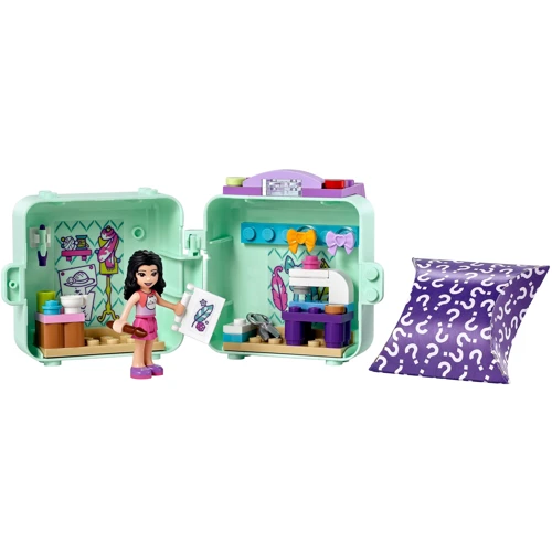 Конструктор LEGO Friends Модный кубик Эммы (41668): Количество деталей, шт. 58