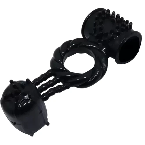 Эрекционное вибро кольцо с стимулятором клитора BAILE Sweet Vibration Ring, BI-014080-1