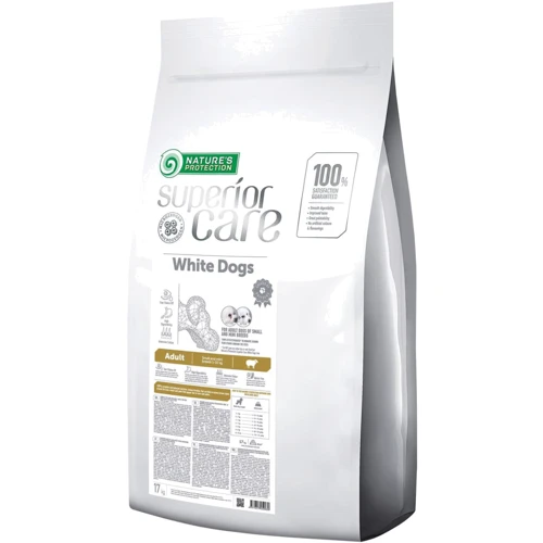 Сухой корм Nature's Protection NP Superior Care White Dogs Adult Small and Mini Breeds для собак белого окраса с ягнятиной 17 кг (NPSC45993)