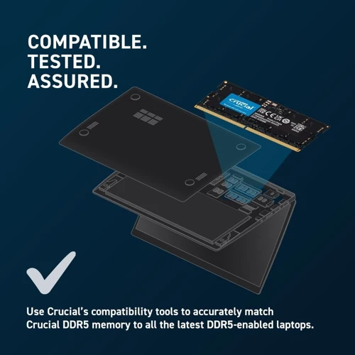 Crucial 64 GB (2x32GB) SO-DIMM DDR5 4800 MHz (CT2K32G48C40S5): Обсяг модуля пам'яті, ГБ 64