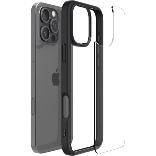 Чехол для iPhone Spigen Ultra Hybrid Matte Black (ACS08125) for iPhone 16 Pro фото 7