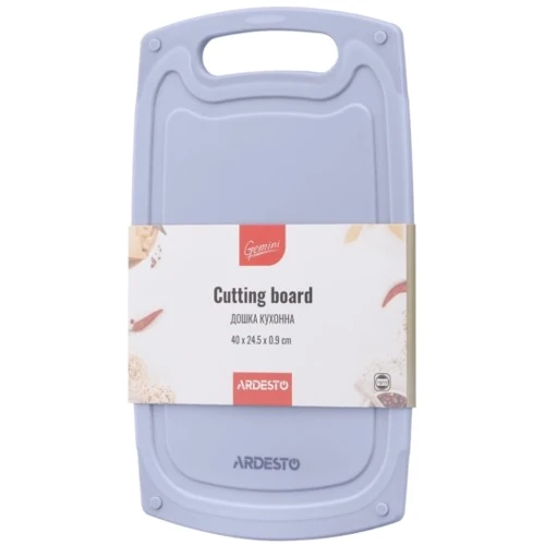 Разделочная доска Ardesto Gemini 40х24.5х0.9 см серая (AR1440GR)