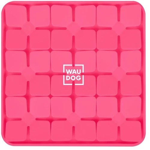 Килимок WAUDOG Silicone для пошуку корму рожевий 205х205х17 мм (23517)