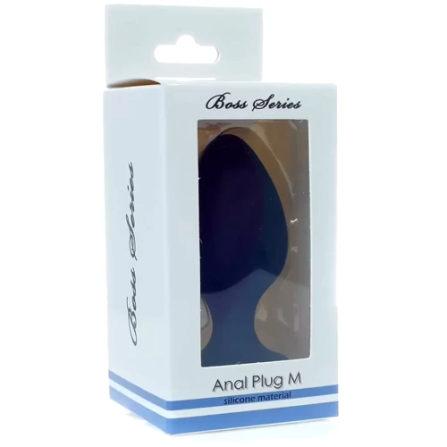 Анальная силиконовая пробка Boss Series - Silicone Anal Plug M (BS7800020)