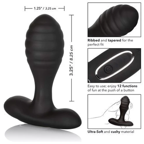 CalExotics Eclipse Ultra-Soft Probe - массажер простаты с вибрацией, 8.25x3.25 см