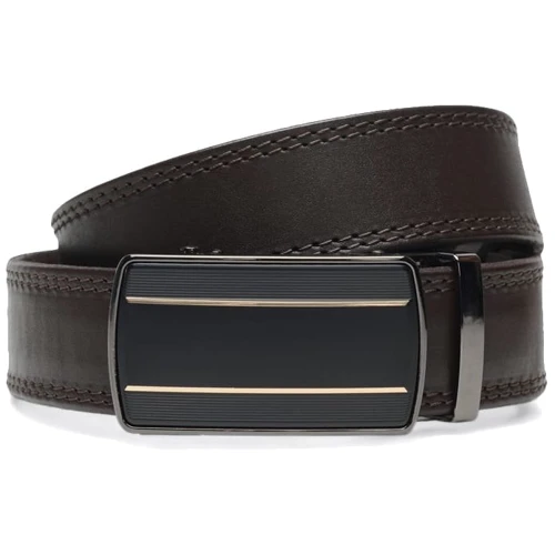 Чоловічий ремінь Borsa Leather чорний (CV1gnn38-115)
