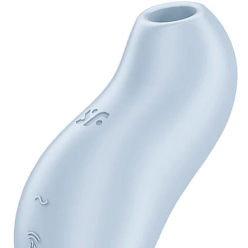 Вакуумный клиторальный стимулятор с вибрацией Satisfyer Pocket Pro 1 Blue