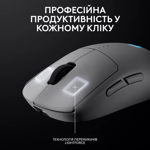 Мышь Logitech PRO 2 Lightspeed White (910-007302) фото 8