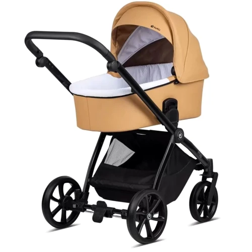 Универсальная коляска 2 в 1 Tutis Mio Leather Camel (1232038): Возможность установки люльки есть