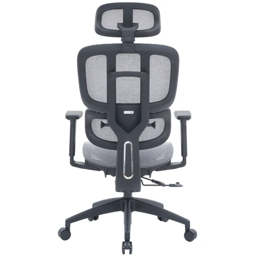 Офісне крісло OfficePro Skyline (OC680-B-G-G): Матеріал оббивки Тканина, З сіткою