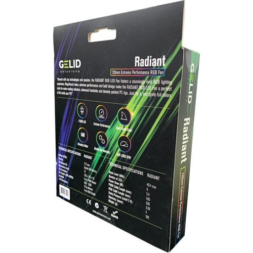 Кулер Gelid Solutions Radiant RGB LED 120mm (FN-Radiant-20) фото 8