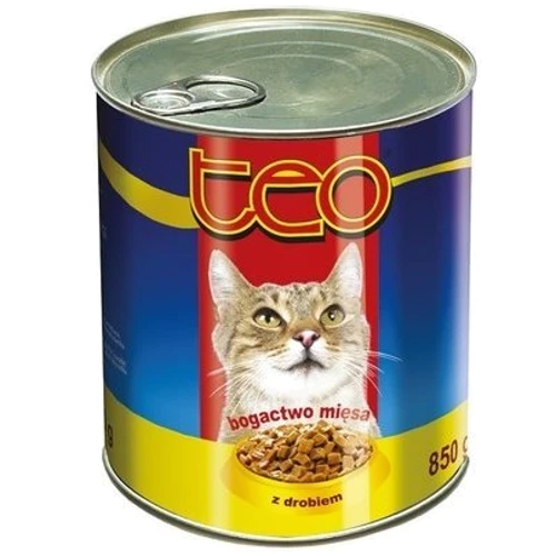 Влажный корм для кошек TEO с курицей 850 г (5906731504204)