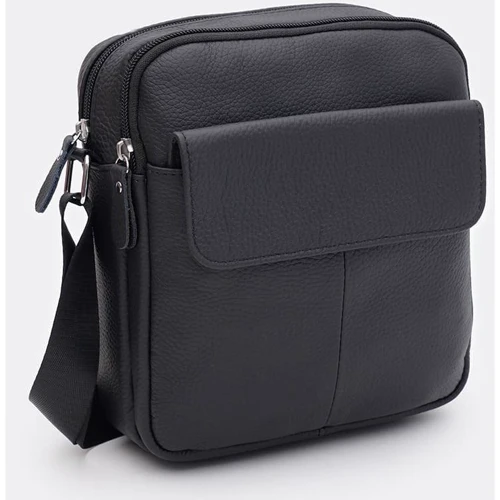 Чоловіча сумка через плече чорна Keizer (K12301bl-black): Стать Мужской