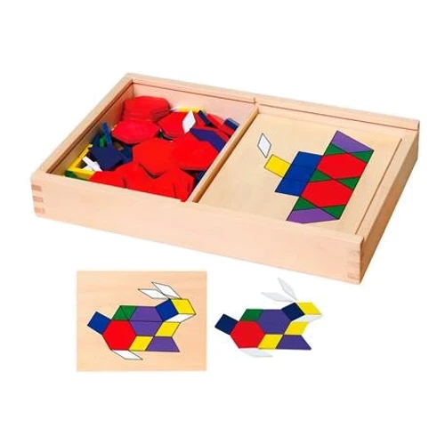 

Игровой набор Viga Toys Мозаика с шаблонами (50029)