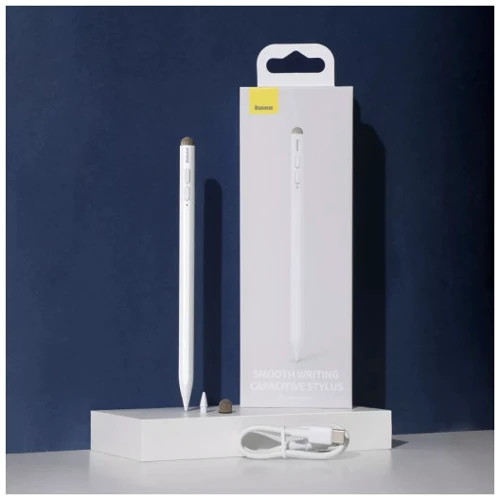 Стилус Baseus Smooth Writing Capacitive (Active + Passive Version) White (ACSXB-C02) фото 8