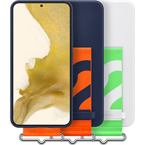 Чохол для телефона Samsung Silicone with Strap Cover White (EF-GS906TWEGRU) для Samsung S906 Galaxy S22+ фото 6