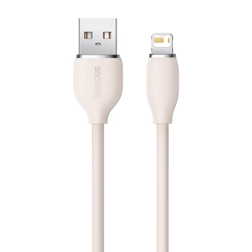 Кабель Baseus USB Cable to Lightning Jelly Liquid Silica Gel 2.4A 1.2m Pink (CAGD000004): Тип USB Cable - Lightning