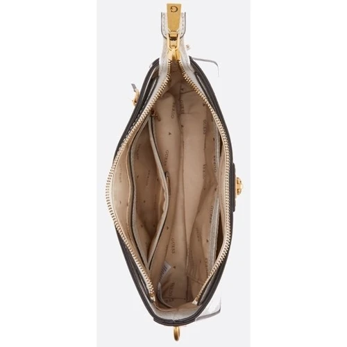 Женская сумка багет GUESS GINEVRA LOGO ELITE SHLDR BAG серая (HWSB8675180-STL): Пол Женский