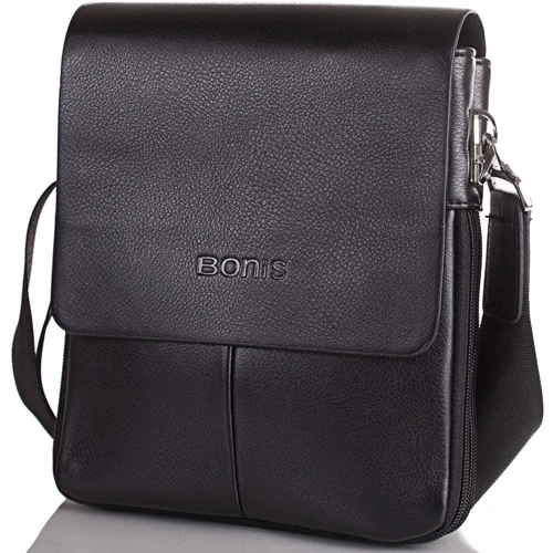 Мужская сумка планшет Bonis черная (SHIS8288-black)