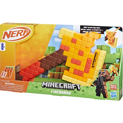Бластер-сокира NERF Hasbro Firebrand серії Майнкрафт (F8953) фото 5